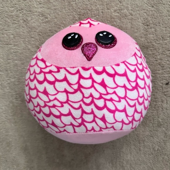 Ty Other - TY Squish- A- Boos Pillow Plush Pinky Owl